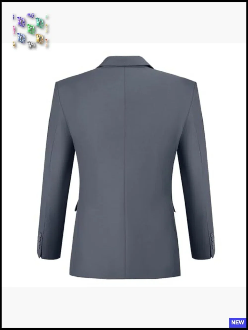 Slim Fit Blazer Modern Classic Tuxedo Jacket for Formal Wedding Prom